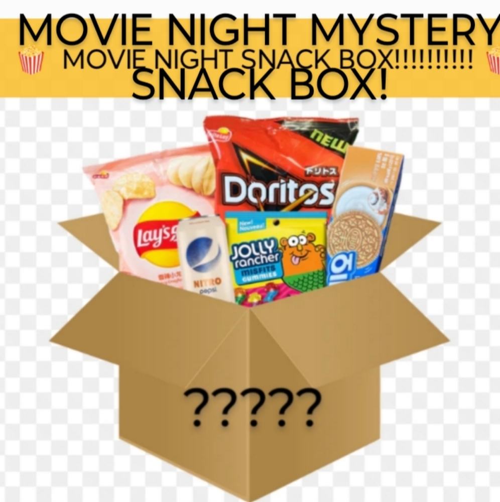 MOVIE NIGHT MYSTERY SNACK BOX!